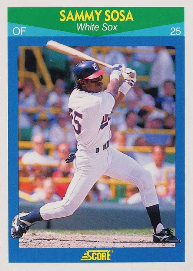 1990 Score Rising Stars Sammy Sosa #35 Baseball Card