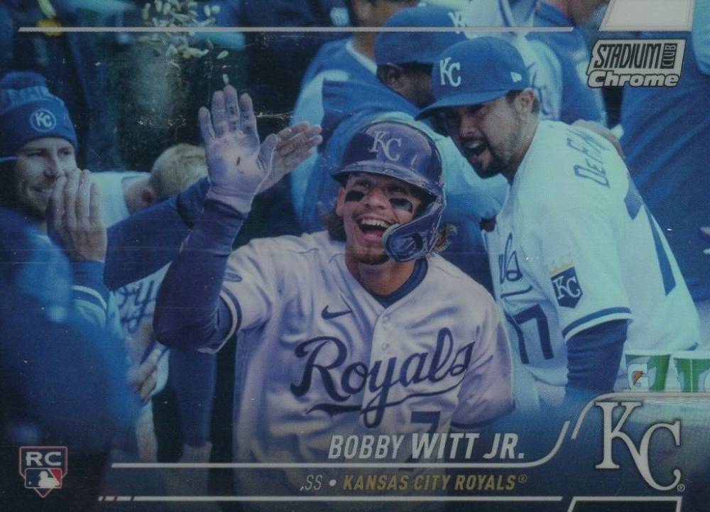 2022 Topps Stadium Club Chrome Bobby Witt Jr. #2 Baseball Card