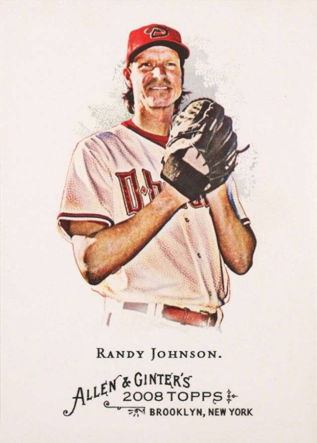2008 Topps Allen & Ginter Randy Johnson #305 Baseball Card