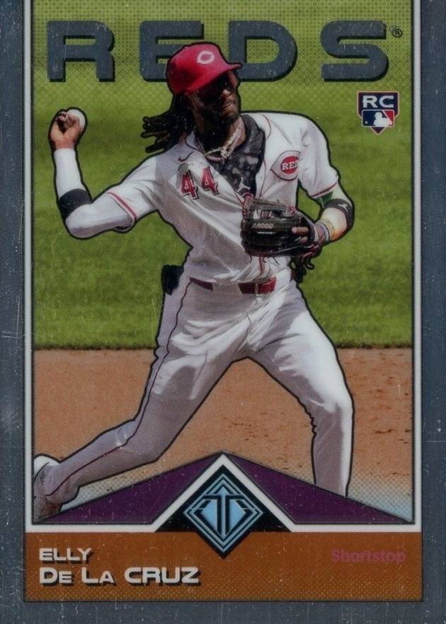 2024 Topps Transcendent Collection Transcendent Icons Chrome Elly de La Cruz #30 Baseball Card