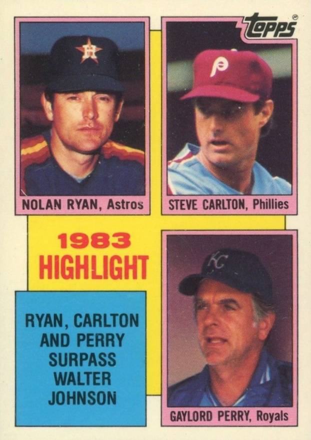 1984 Topps Tiffany Steve Carlton #4 Baseball Card