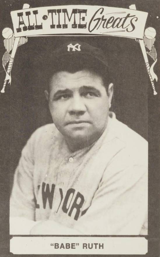 1973 TCMA All-Time Greats Postcard Babe Ruth # Baseball Card