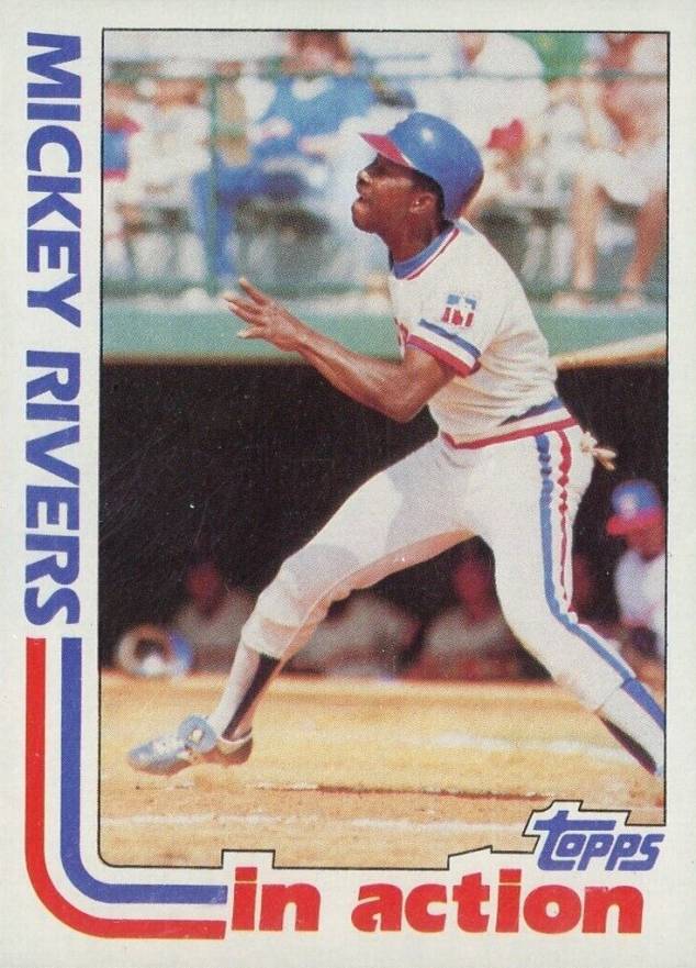 1982 Topps Mickey Rivers #705 Baseball Card