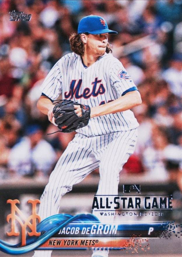 2018 Topps Complete Set Jacob DeGrom #555 Baseball Card