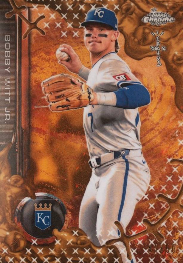 2025 Topps Chrome X Cactus Jack Bobby Witt Jr. #7 Baseball Card