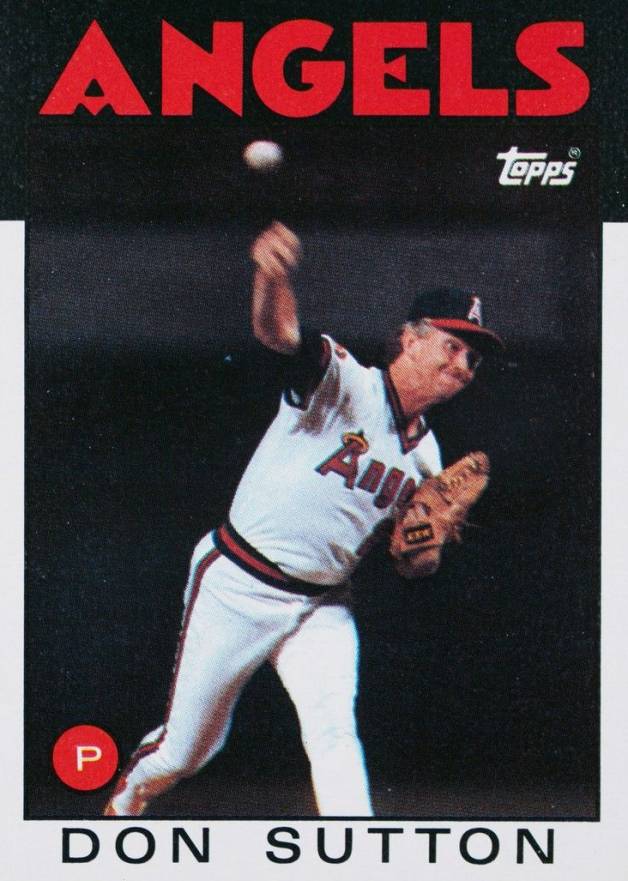 1986 Topps Don Sutton #335 Baseball Card
