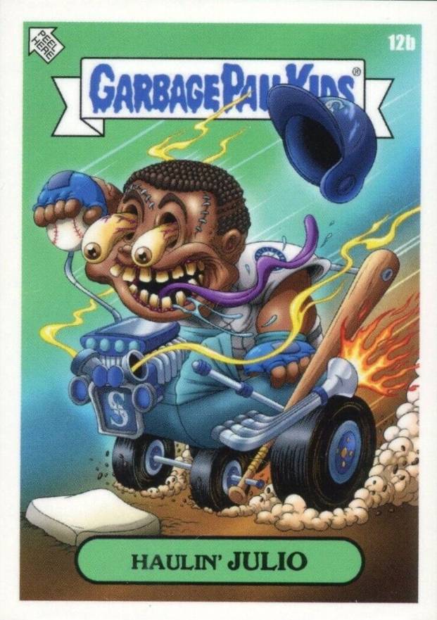 2022 Topps Garbage Pail Kids GPK X MLB Series 2 Alex Pardee Haulin' Julio #12b Baseball Card