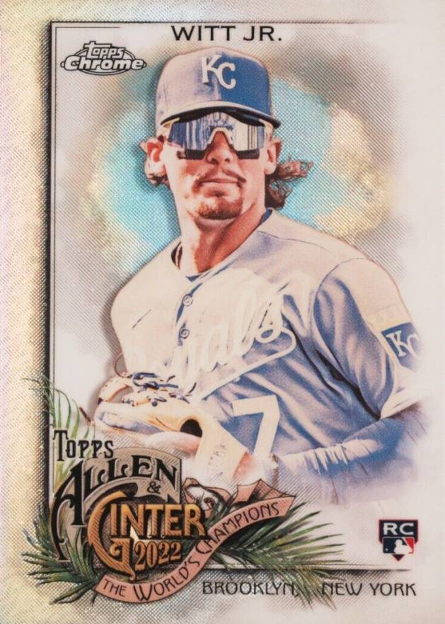 2022 Topps Allen & Ginter Chrome Bobby Witt Jr. #250 Baseball Card