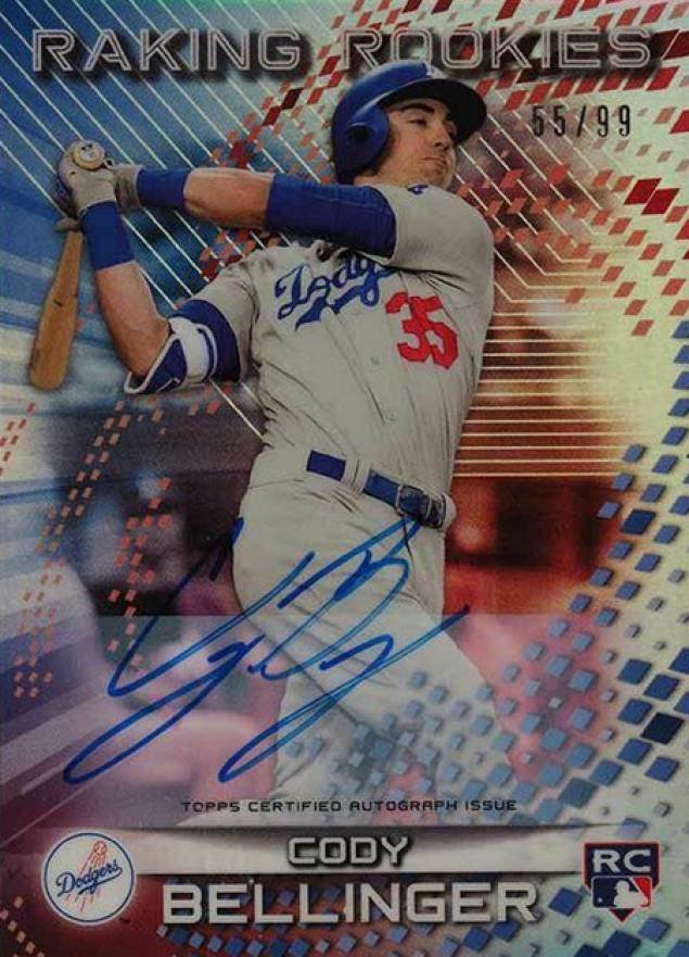 2017 Bowman's Best Raking Rookies Cody Bellinger #RR-CB Baseball Card