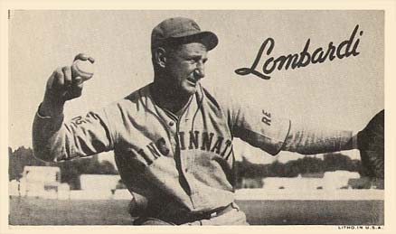 1936 Goudey Premiums-Type 1-Wide Pen Ernie Lombardi # Baseball Card