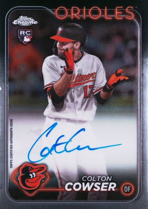 2024 Topps Chrome Rookie Autographs Colton Cowser #RACC Baseball Card