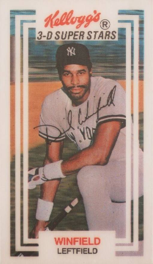 1983 Kellogg's Dave Winfield #15 Baseball Card