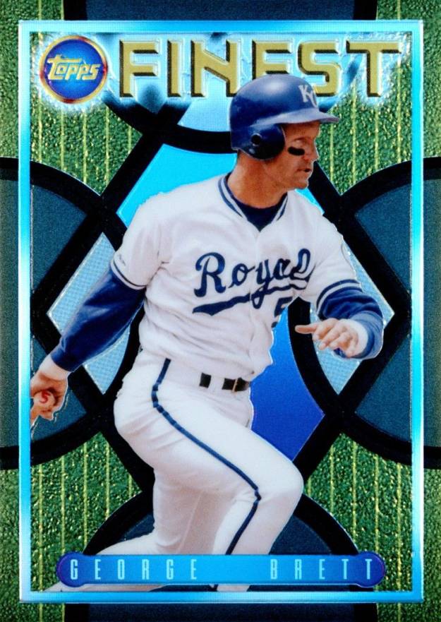 2022 Topps Finest Flashbacks George Brett #212 Baseball Card