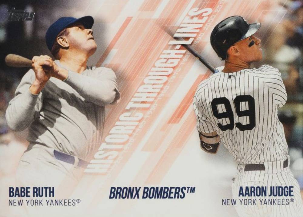 2019 Topps Historic Through-Lines Aaron Judge #HTL6 Baseball Card