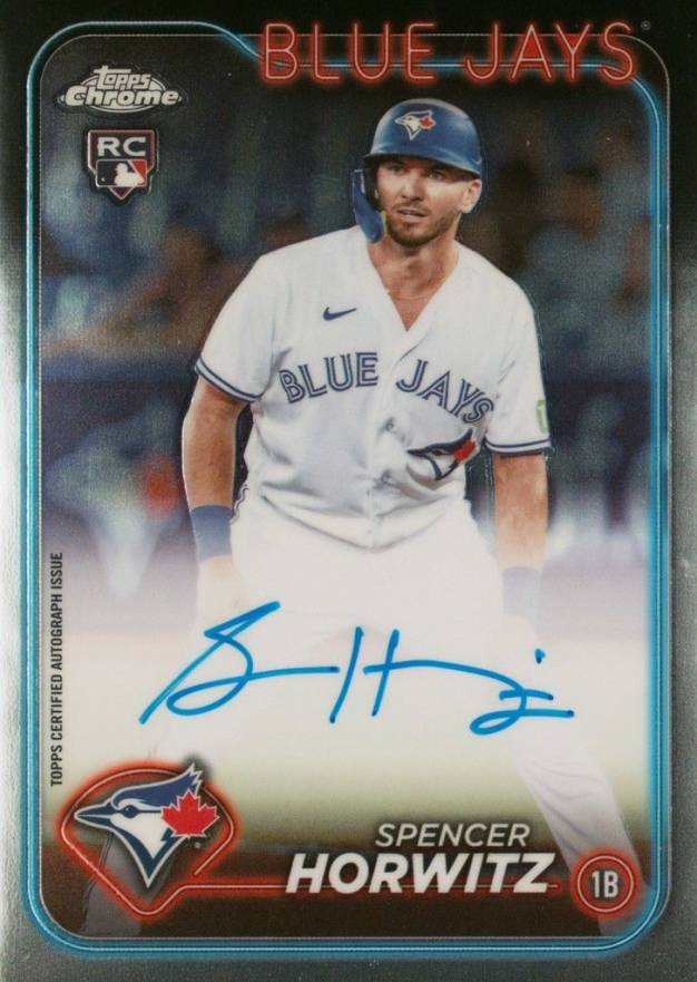 2024 Topps Chrome Rookie Autographs Spencer Horwitz #RASH Baseball Card