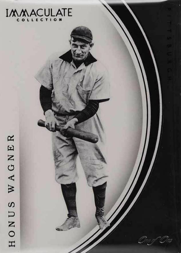 2016 Panini Immaculate Honus Wagner #8 Baseball Card