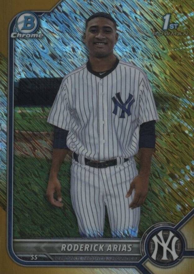 2022 Bowman Chrome Prospects Roderick Arias #BCP153 Baseball Card