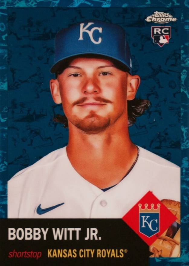 2022 Topps Chrome Platinum Anniversary Bobby Witt Jr. #61 Baseball Card