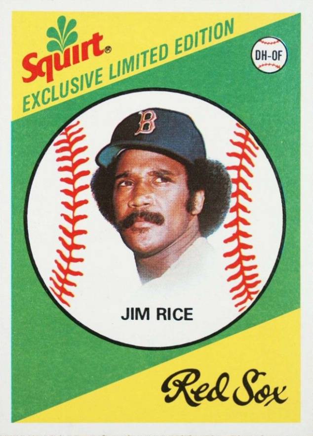 1981 Squirt Jim Rice #7 Baseball Card