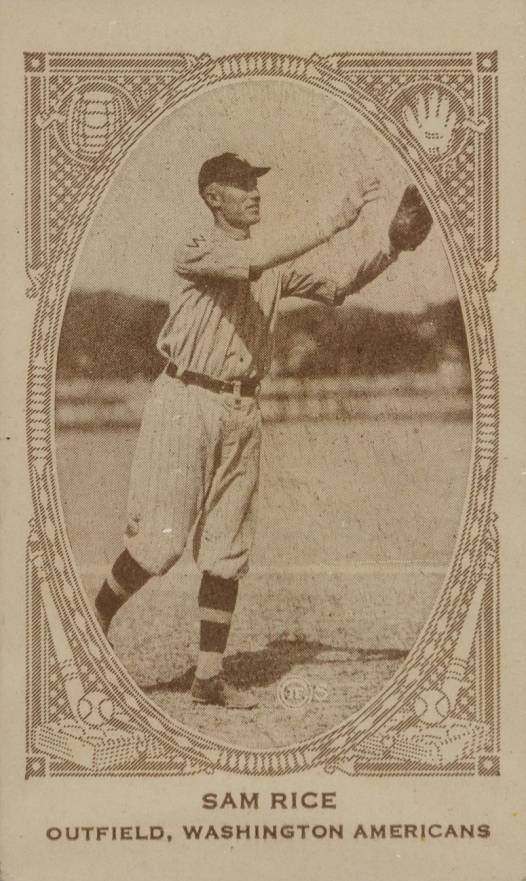 1922 American Caramel Sam Rice # Baseball Card