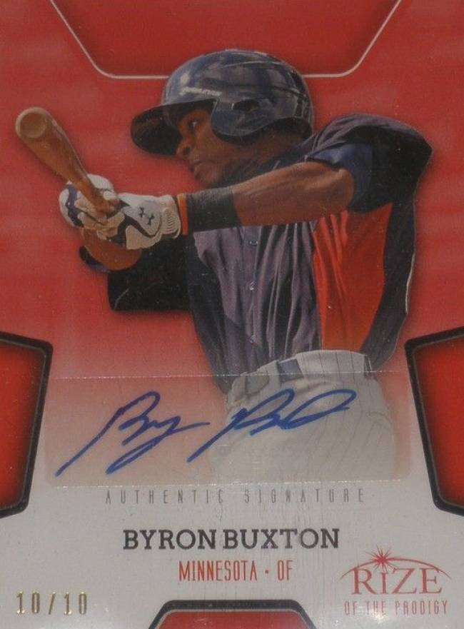 2013 Rize Rize of the Prodigy Byron Buxton #PR4 Baseball Card