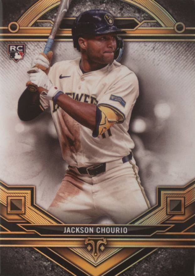 2024 Topps Triple Threads Jackson Chourio #14 Baseball Card