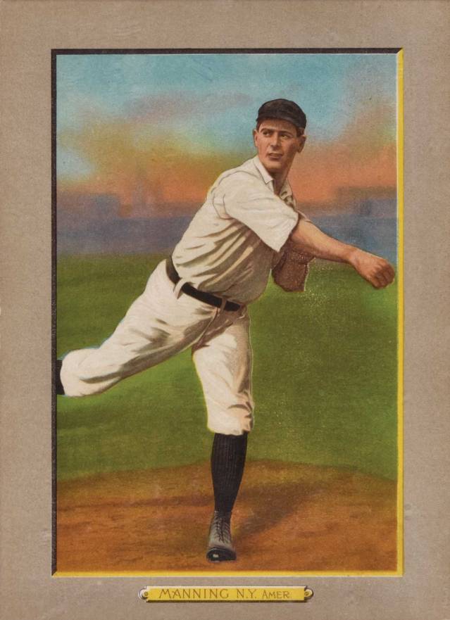 1911 Turkey Reds Rube Manning #107 Baseball Card