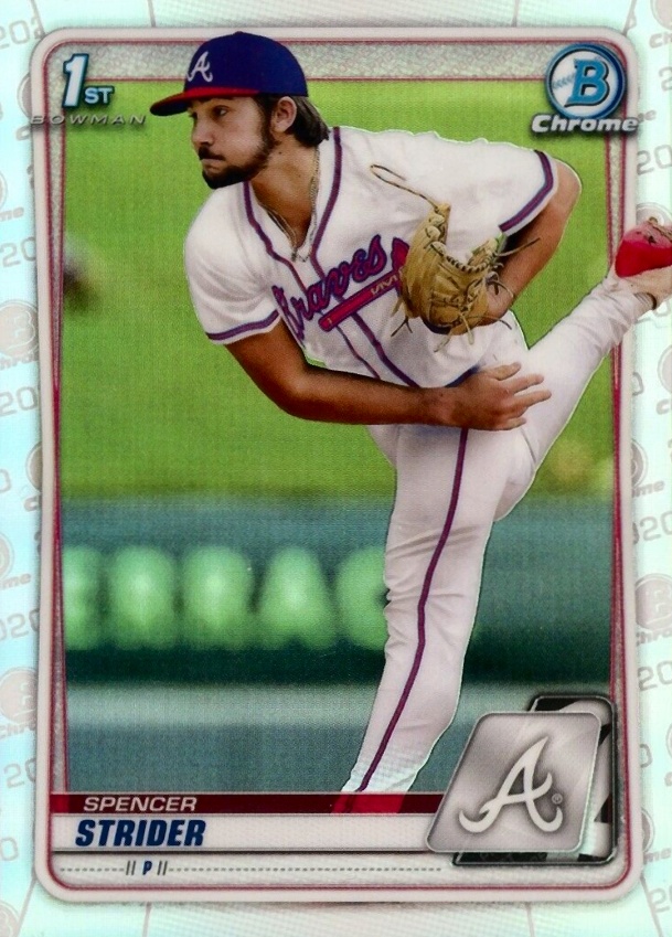 2020 Bowman Draft Spencer Strider #BD20 Baseball Card