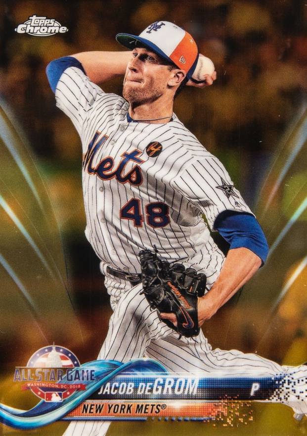 2018 Topps Chrome Update Jacob DeGrom #HMT78 Baseball Card