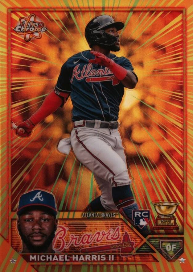 2023 Topps Chrome Radiating Rookies Michael Harris II #RR5 Baseball Card