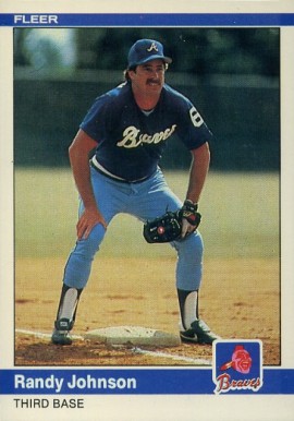 1984 Fleer Randy G. Johnson #183 Baseball Card