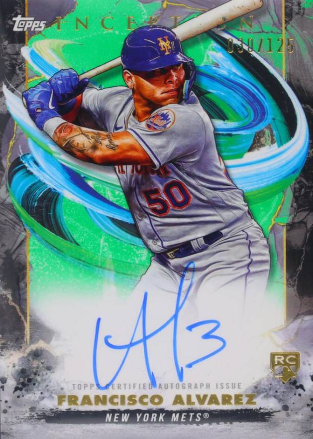 2023 Topps Inception Rookie & Emerging Stars Autographs Francisco Alvarez #BRESFA Baseball Card