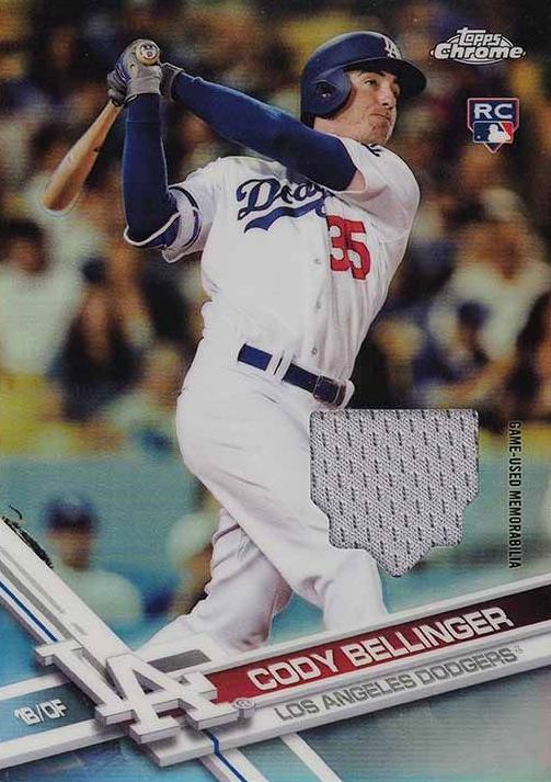 2020 Topps Chrome Retro Rookie Relics Cody Bellinger #RRCRCB Baseball Card