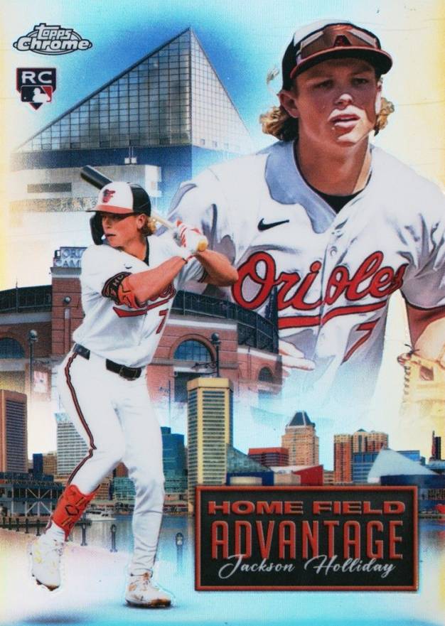 2024 Topps Chrome Update Home Field Advantage Jackson Holliday #21 Baseball Card