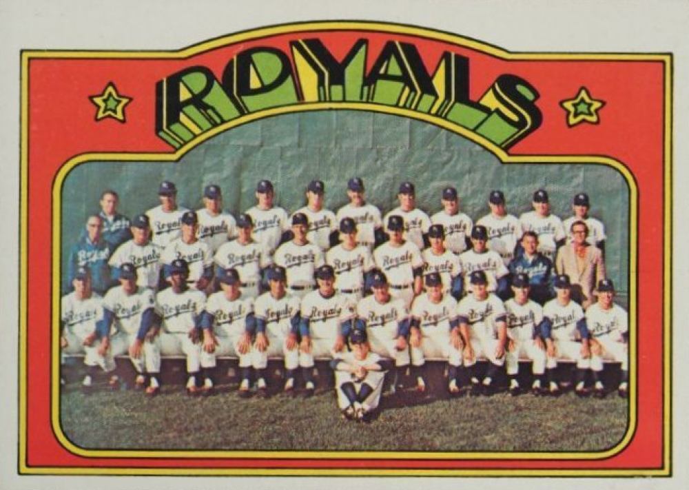 1972 Topps Royals Team #617 Baseball Card