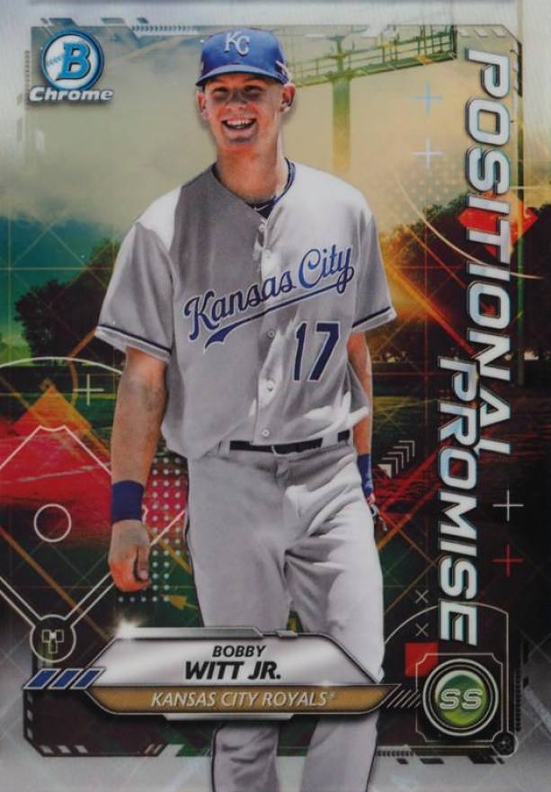 2021 Bowman Chrome Positional Promise Bobby Witt Jr. #BW Baseball Card