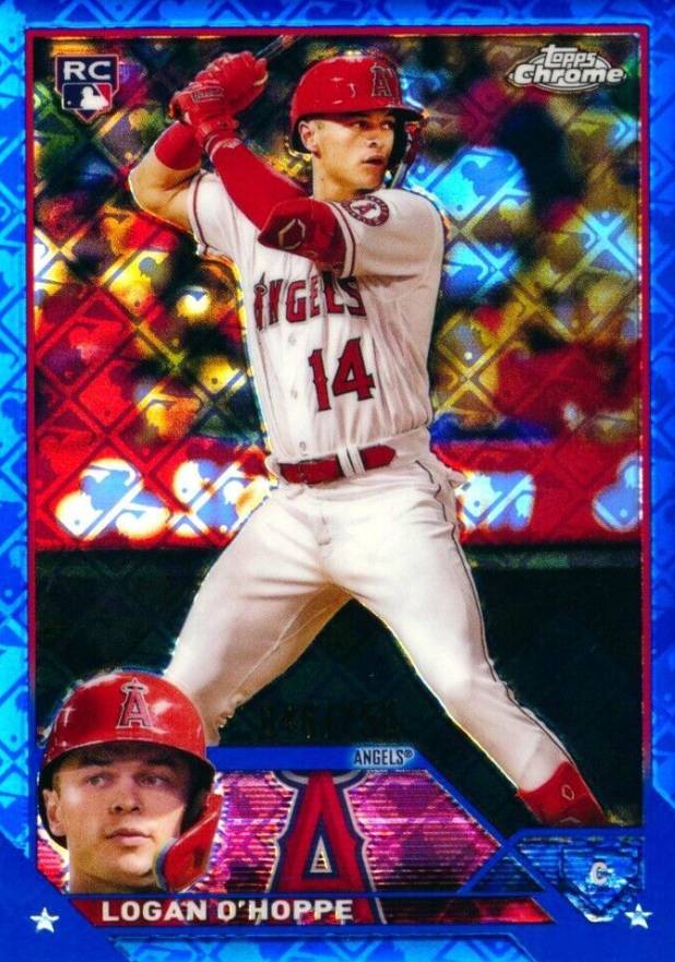 2023 Topps Chrome Logofractor Edition Logan O'Hoppe #188 Baseball Card