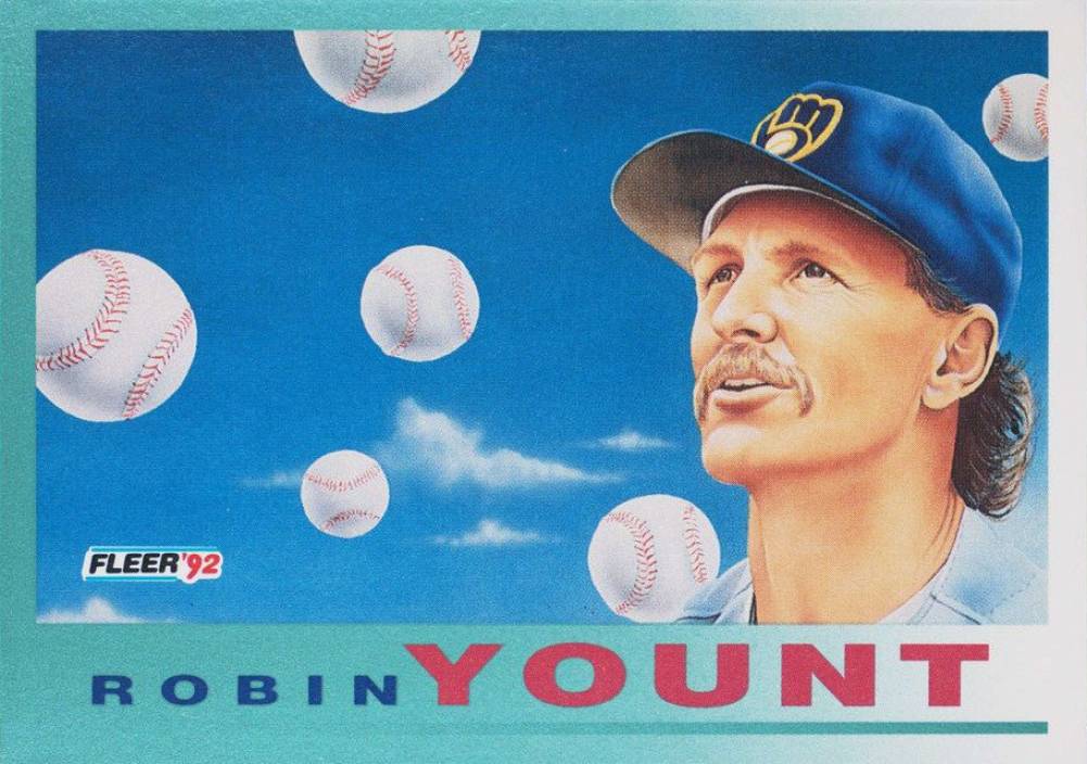 1992 Fleer Robin Yount #708 Baseball Card