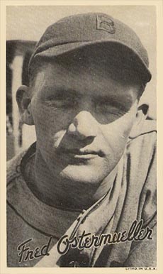 1936 Goudey Premiums-Type 1-Wide Pen Fritz Ostermueller # Baseball Card