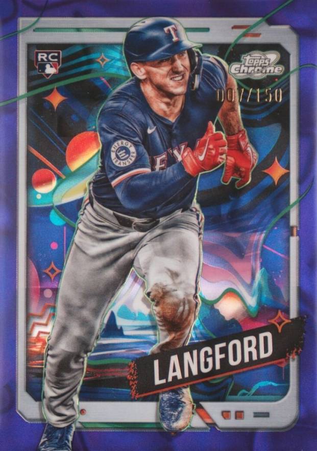 2024 Topps Chrome Cosmic Wyatt Langford #139 Baseball Card