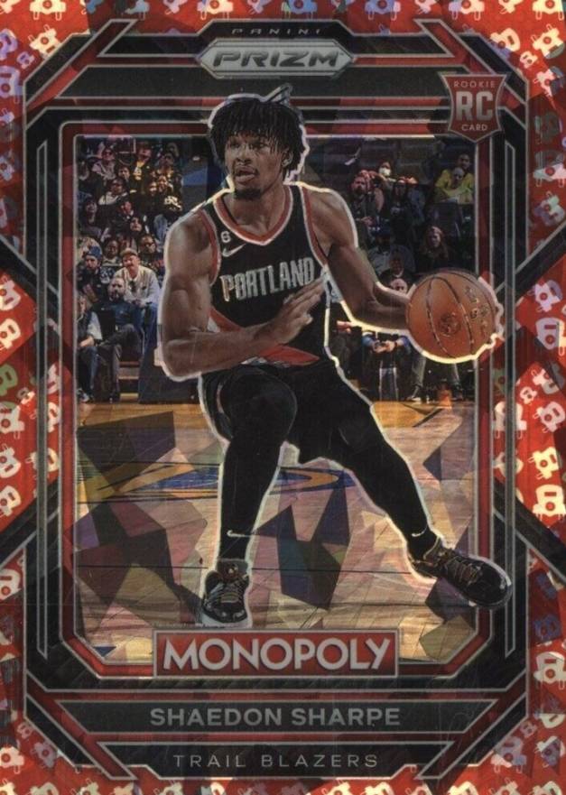 2022 Panini Prizm Monopoly Shaedon Sharpe #74 Basketball Card