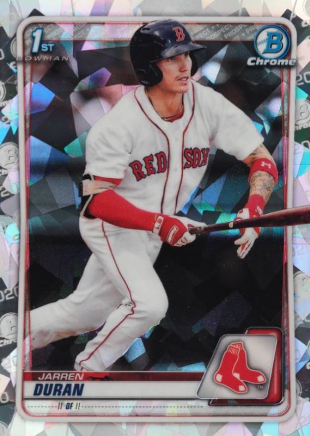 2020 Bowman Chrome Prospects Jarren Duran #BCP144 Baseball Card