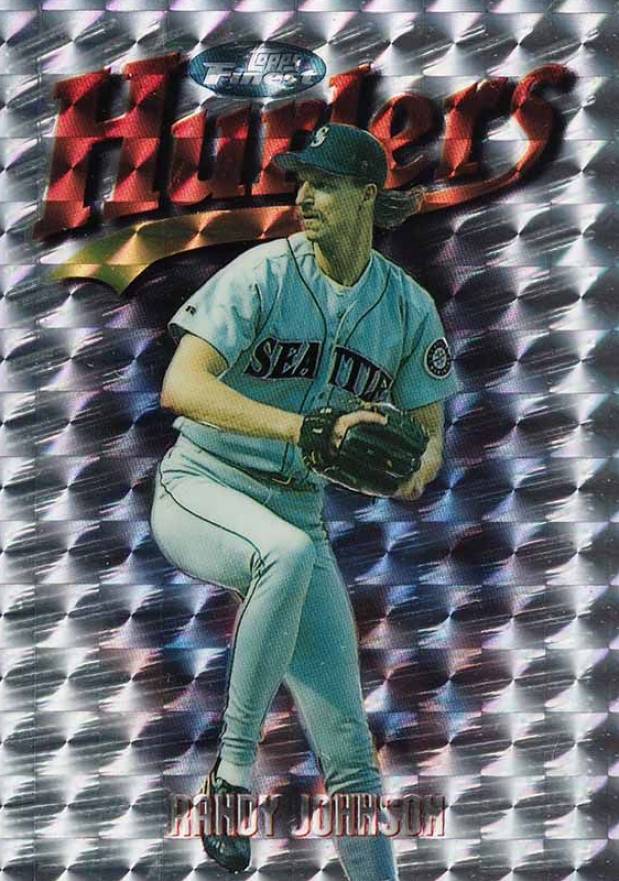 1997 Finest Embossed Randy Johnson #110 Baseball Card