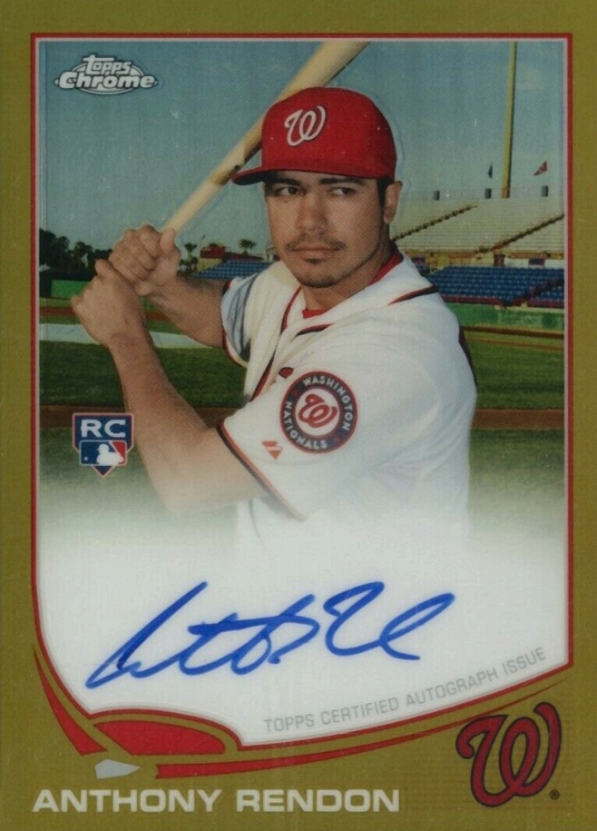 2013 Topps Chrome Anthony Rendon #128 Baseball Card