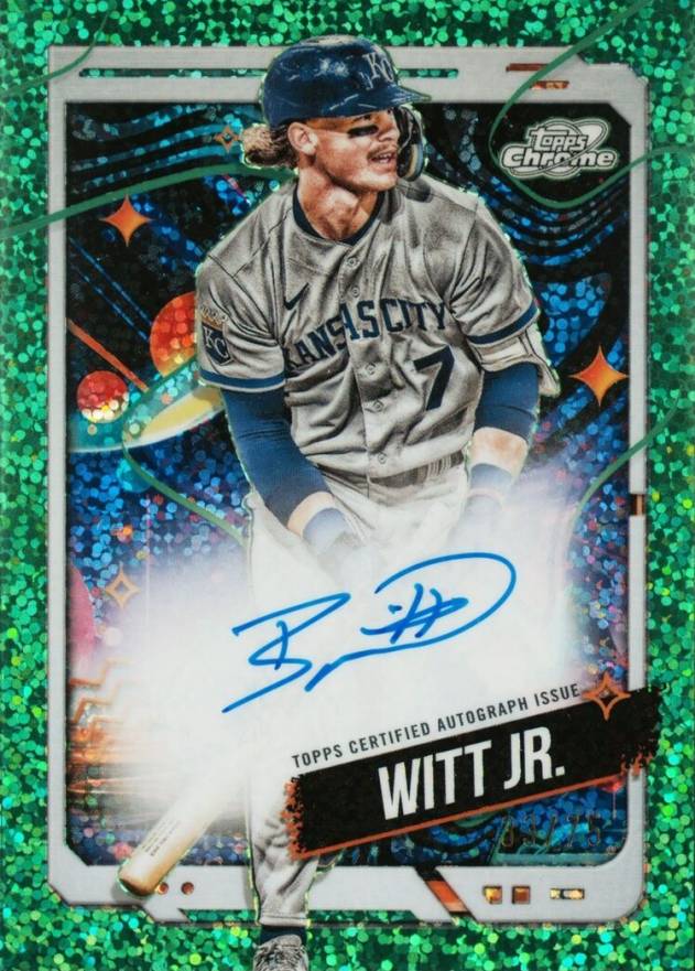 2024 Topps Chrome Cosmic Cosmic Chrome Autographs Bobby Witt Jr. #BWI Baseball Card