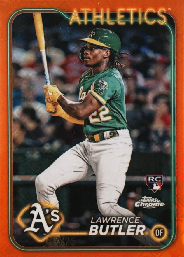 2024 Topps Chrome Logofractor Edition Lawrence Butler #5 Baseball Card