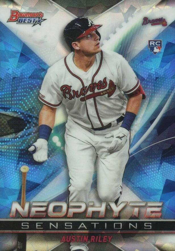 2019 Bowman's Best Neophyte Sensations Austin Riley #NS-3 Baseball Card