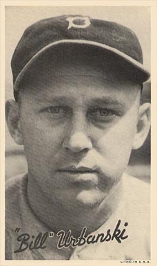 1936 Goudey Premiums-Type 1-Wide Pen Bill Urbanski # Baseball Card