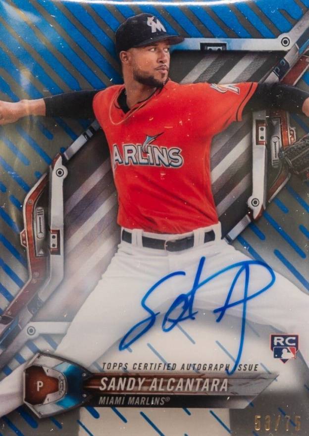 2018 Topps High Tek Sandy Alcantara #HT-SA Baseball Card