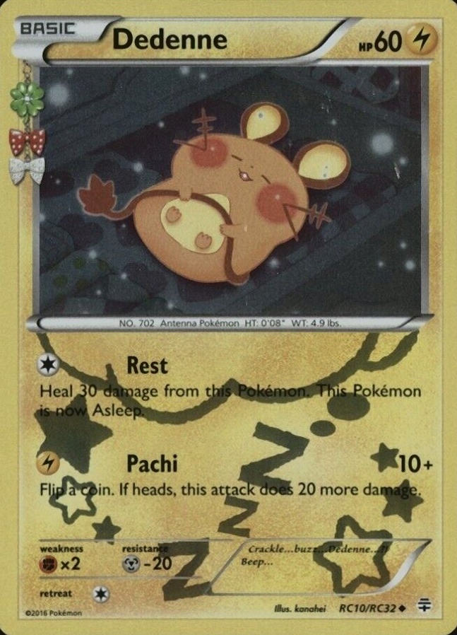 2016 Pokemon XY Generations Radiant Collection Dedenne #RC10 TCG - VCP Price  Guide